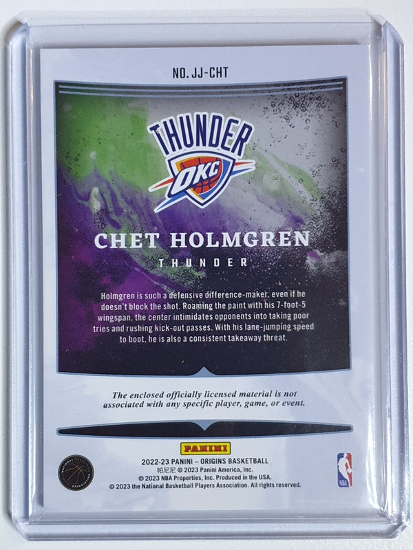 2022 Origins Chet Holmgreen Rookie #PATCH RED 07/49 Jumbo Jersey RC - Rare