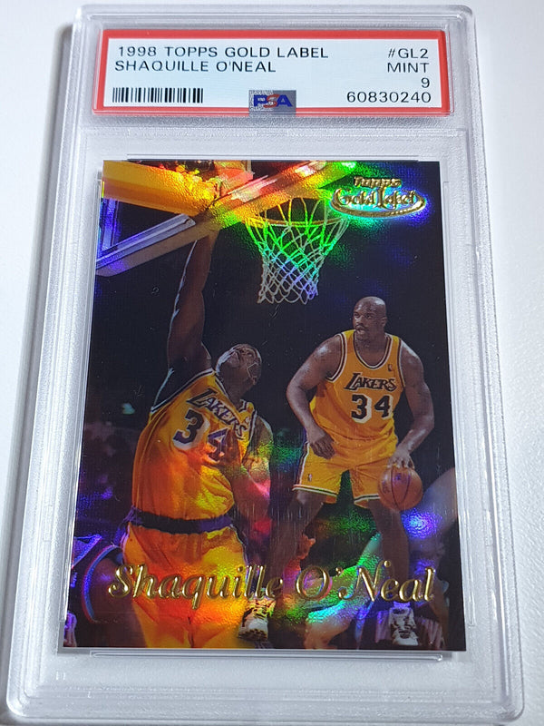 1998 Topps Gold Label Shaquille O'Neal #GL2 - PSA 9 (Low POP)