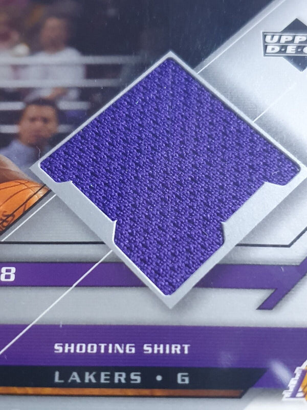 2005 Upper Deck Kobe Bryant #PATCH Game Worn Jersey - BGS 9 (POP 3)