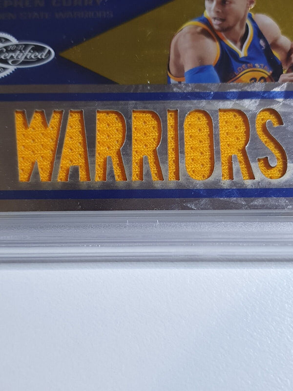 2010 Totally Certified Stephen Curry #PATCH /99 Game Worn Jersey - PSA 9 (POP 2)