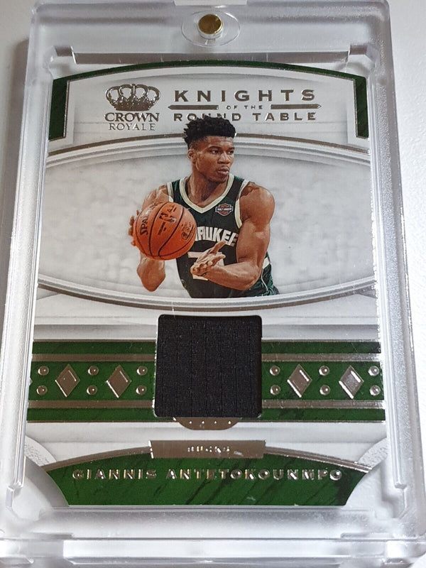 2019 Crown Royale Giannis Antetokounmpo #PATCH Game Worn Jersey - Rare