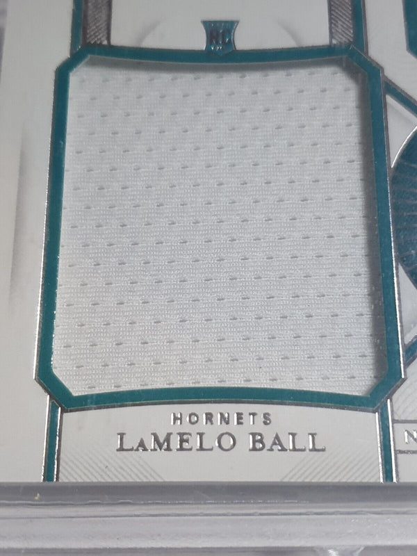 2020 National Treasures LaMelo Ball Rookie #PATCH /99 Jersey - BGS 9.5 (POP 2)