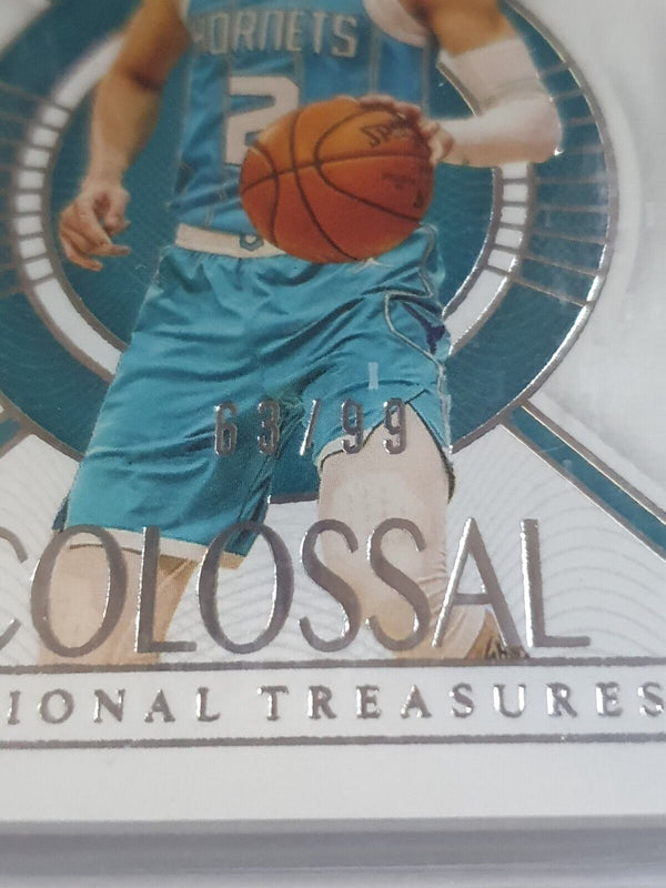 2020 National Treasures LaMelo Ball Rookie #PATCH /99 Jersey - BGS 9.5 (POP 2)