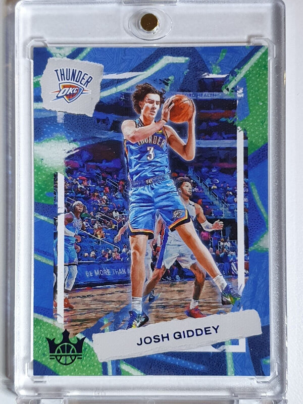2022 Panini Court Kings Josh Giddey #27 SAPPHIRE /25 Prizm - Ready to Grade