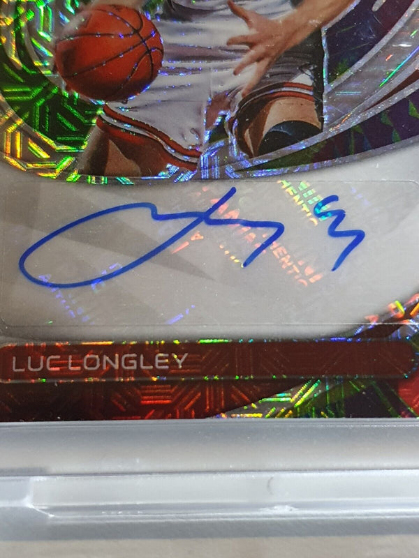 2021 Panini Spectra Luc Longley AUTO META /25 Holo Icons Autographs - Rare