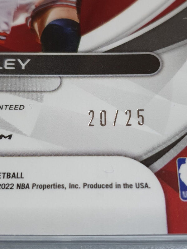 2021 Panini Spectra Luc Longley AUTO META /25 Holo Icons Autographs - Rare