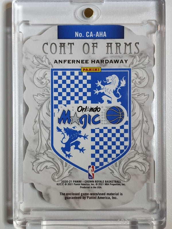 2020 Crown Royale Anfernee Hardaway #PATCH Game Worn 2 Color Jersey - Rare