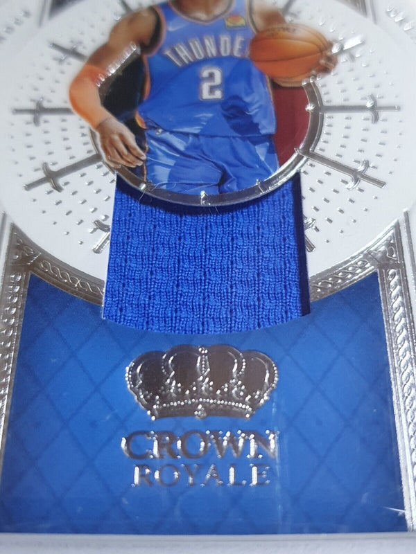 2021 Crown Royale Shai Gilgeous-Alexander #PATCH Game Jersey - PSA 10 (POP 1)