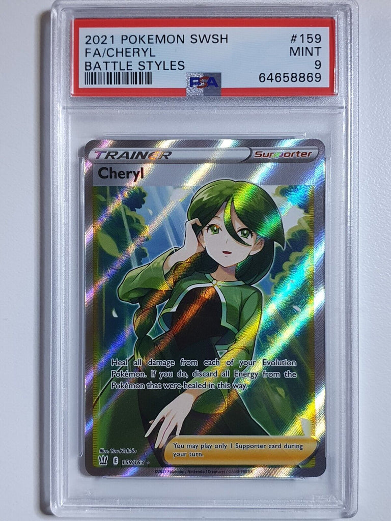 cheryl pokemon card full art 2021 159/163 Battle Styles Placeholder Image Provided GGT - Sword & Shield: