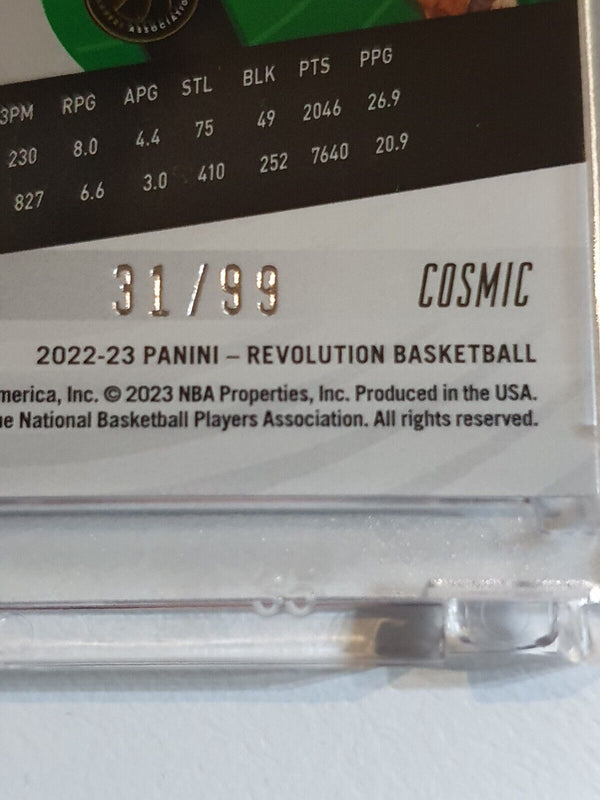 2022 Panini Revolution Jayson Tatum #23 COSMIC Holo /99 - Ready to Grade