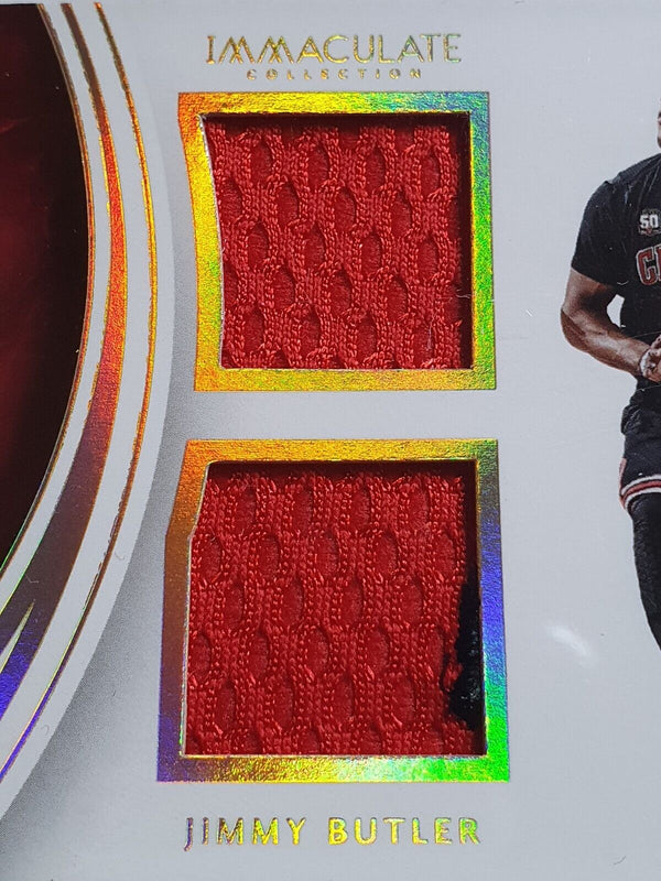 2015 Panini Immaculate Jimmy Butler #PATCH /25 DUAL Game Worn Jerseys - Rare