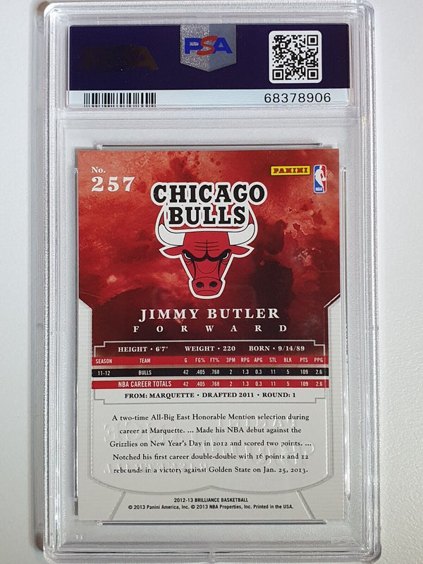 2012 Panini Brilliance Jimmy Butler Rookie #257 RC - PSA 9 (LOW POP)