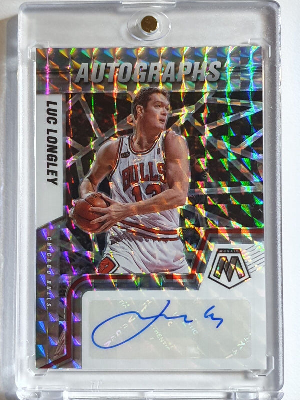 2021 Panini Mosaic Luc Longley AUTO Autographs Mosaic - Ready to Grade