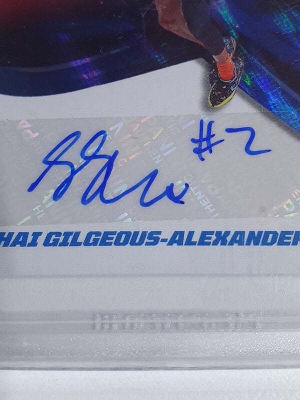 2021 Panini Shai Gilgeous-Alexander AUTO /20 MOON LAVA Player of the Day - BGS