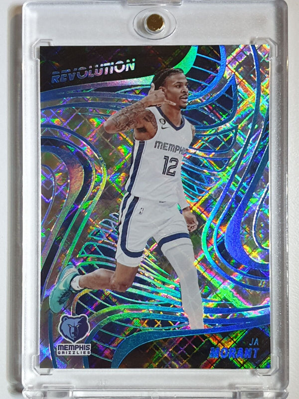 2022 Panini Revolution Ja Morant #93 COSMIC /99 Holo - Ready to Grade