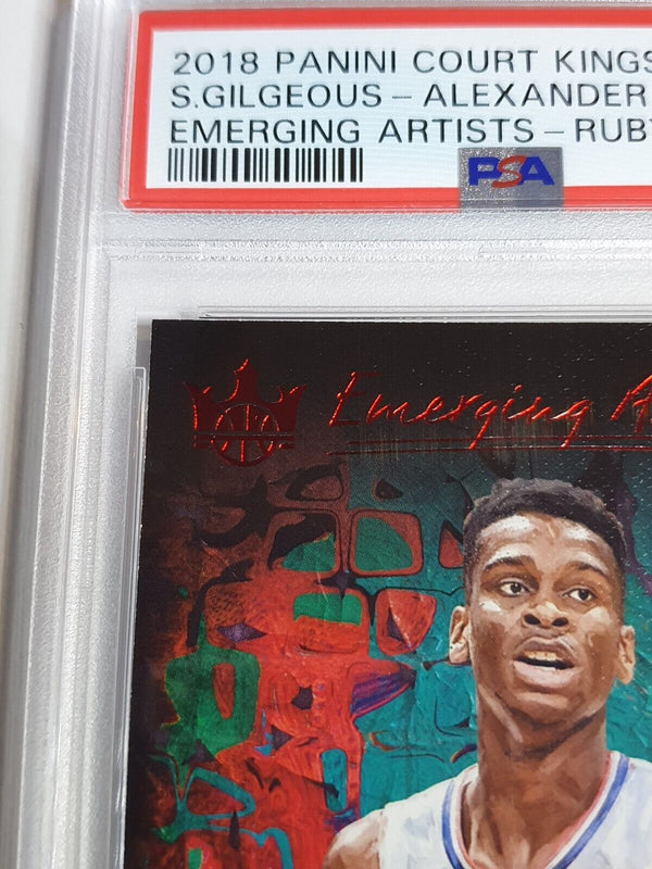 2018 Court Kings Shai Gilgeous-Alexander Rookie RUBY /99 RC - PSA 9 (POP 3)