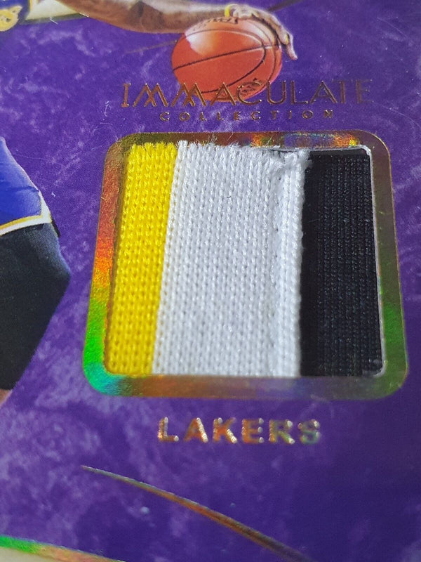 2019 Immaculate LeBron James #PATCH GOLD /10 Game Worn Jersey - PSA 9 (POP 1)