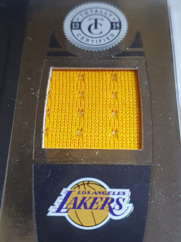 2013 Panini Totally Certified Kobe Bryant #PATCH Game Worn Jersey - Rare