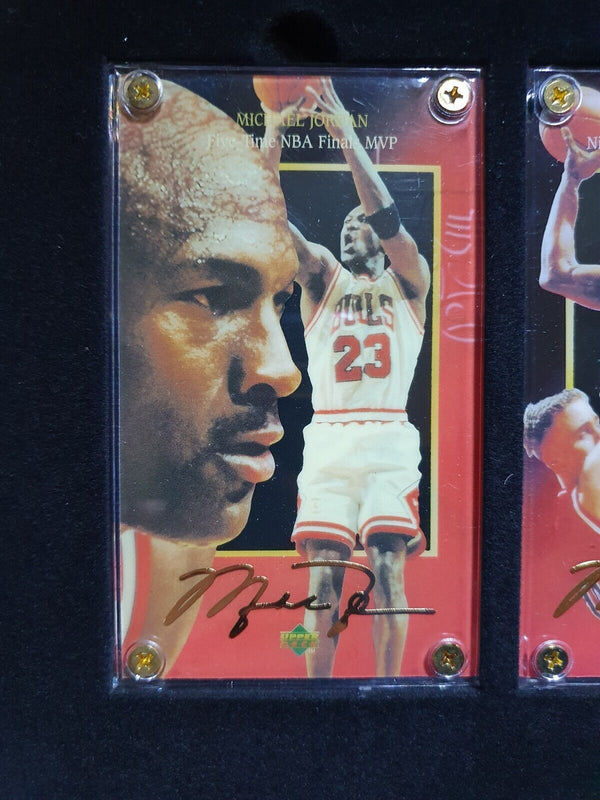 1997 Upper Deck Michael Jordan /1997 24K Gold Collectible 3 Card Set - –  Perfect Edges Cards