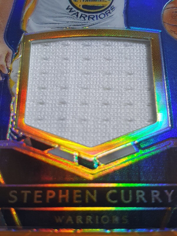 2015 Select Stephen Curry #PATCH ORANGE /49 Game Worn Jersey - PSA 9 (POP 3)