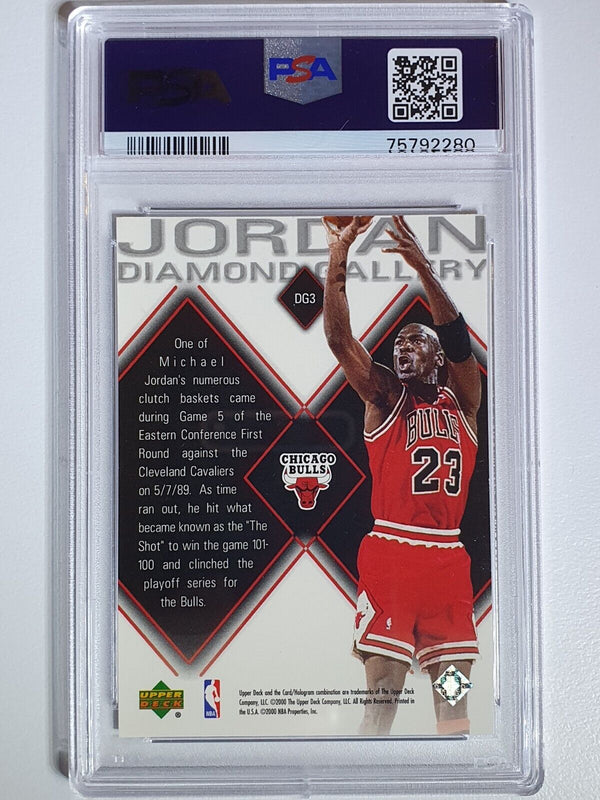 1999 UD Michael Jordan Diamond Gallery #DG3 HOLO Insert - PSA 9 (POP 23)