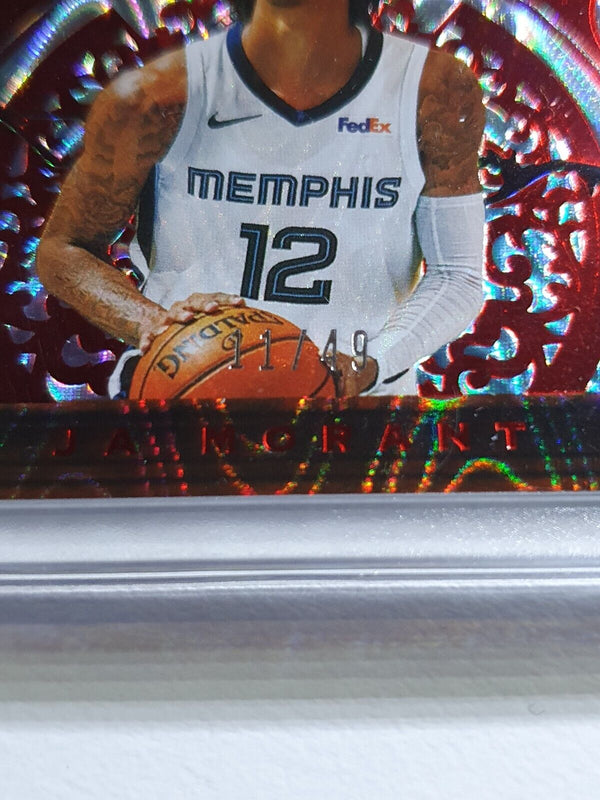 2020 Panini Crown Royale Ja Morant #14 RED Prizm /49 Die Cut - Ready to Grade