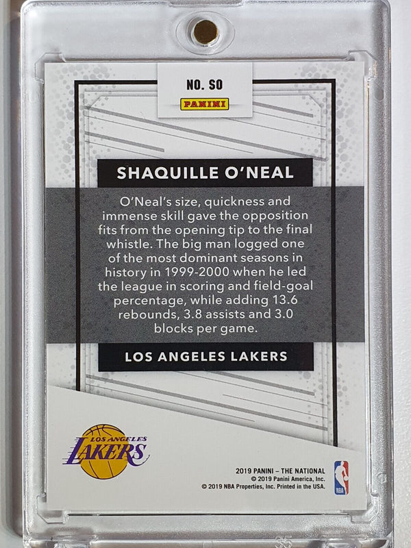 2019 Panini National Shaquille O'Neal ESCHER SQUARES /25 Prizm - Ready to Grade