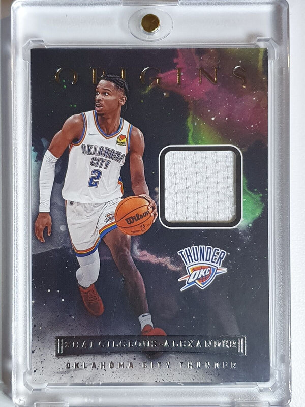2022 Panini Origins Shai Gilgeous-Alexander #PATCH Game Worn Jersey - Rare