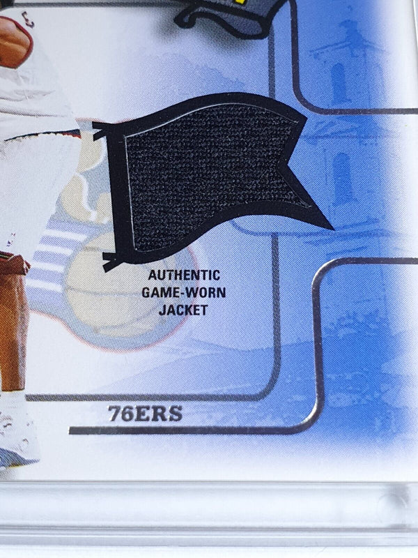 2002 Fleer Tradition Allen Iverson #PATCH Game Worn Dual Jerseys - Rare