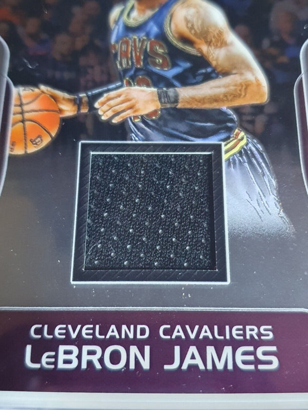 2017 Panini Prizm LeBron James #PATCH Game Worn Jersey - PSA 10 (LOW POP)