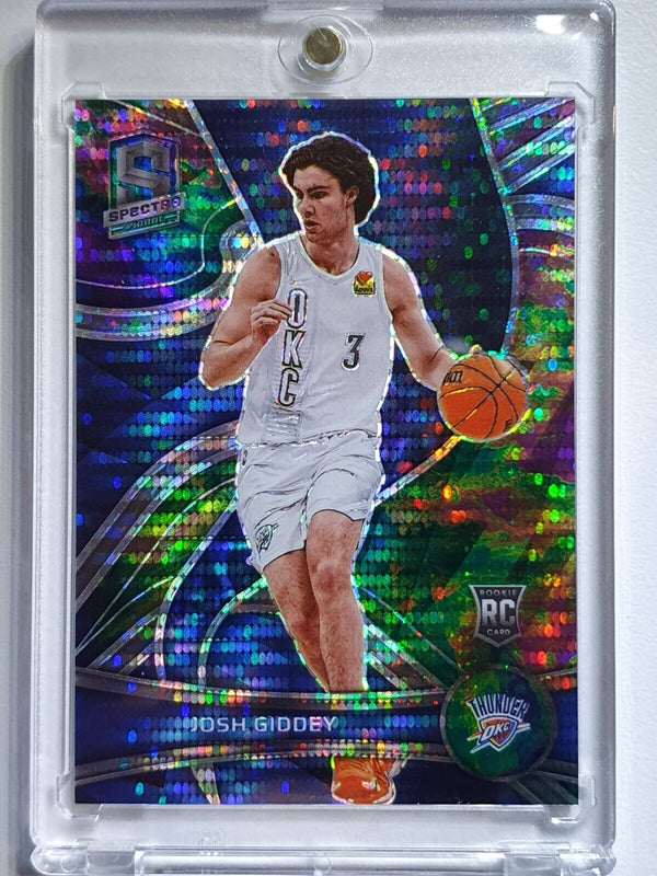 2021 Spectra Josh Giddey  Rookie #104 CELESTIAL Prizm /49 RC - Ready to Grade