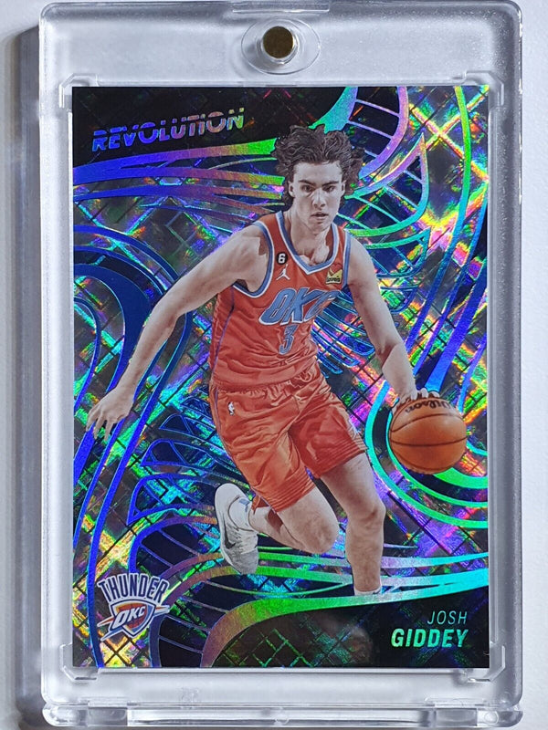 2022 Panini Revolution Josh Giddey #87 COSMIC /99 HOLO - Ready to Grade