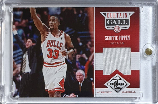 2012 Panini Limited  Scottie Pippen #PATCH /199 Game Worn Jersey - Rare