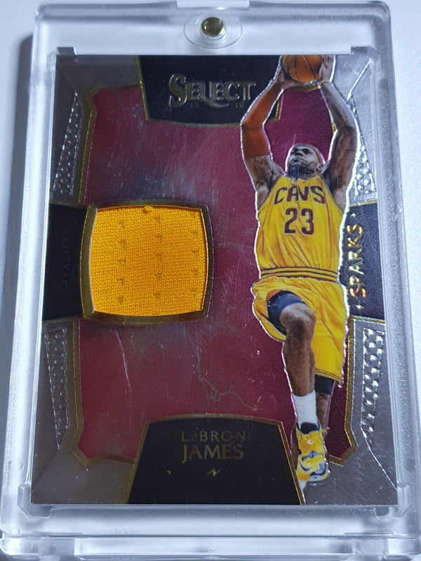 2015 Panini Select LeBron James #PATCH /99 Game Worn Jersey - Rare