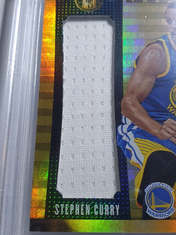 2014 Gold Standard Stephen Curry #PATCH /25 Jumbo Jersey - BGS 9.5 (POP 1)