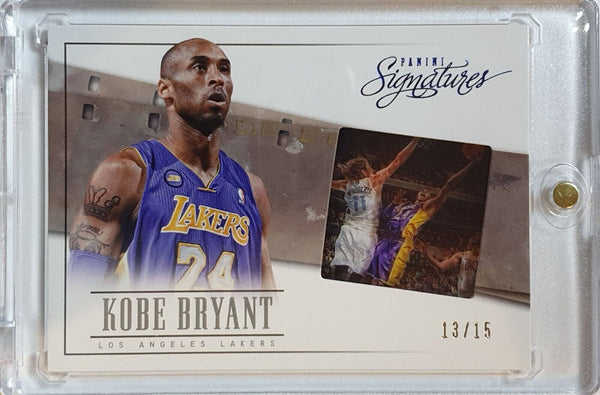 2013 Panini Signatures Kobe Bryant #GAME FILM /15 - Very Rare