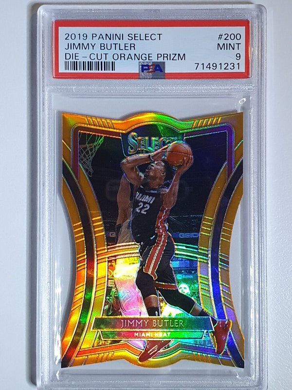 2019 Select Jimmy Butler #200 ORANGE /65 Die Cut Premier Level - PSA 9 (POP 1)