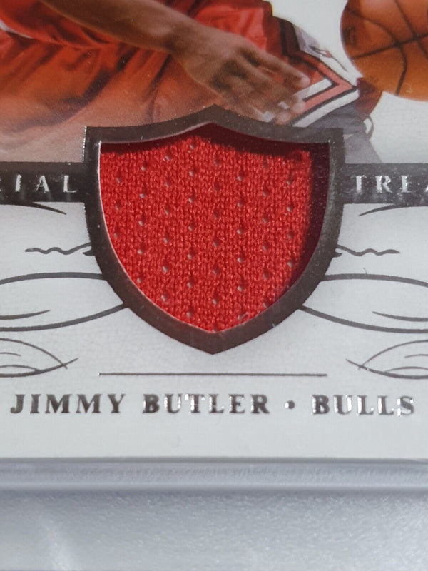 2013 National Treasures Jimmy Butler #PATCH /99 Game Jersey - PSA 9 (POP 1)