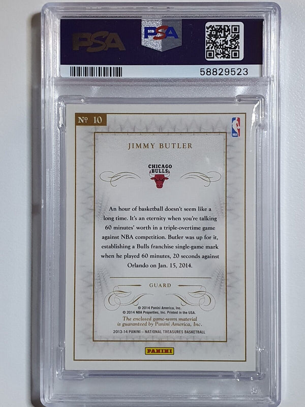 2013 National Treasures Jimmy Butler #PATCH /99 Game Jersey - PSA 9 (POP 1)