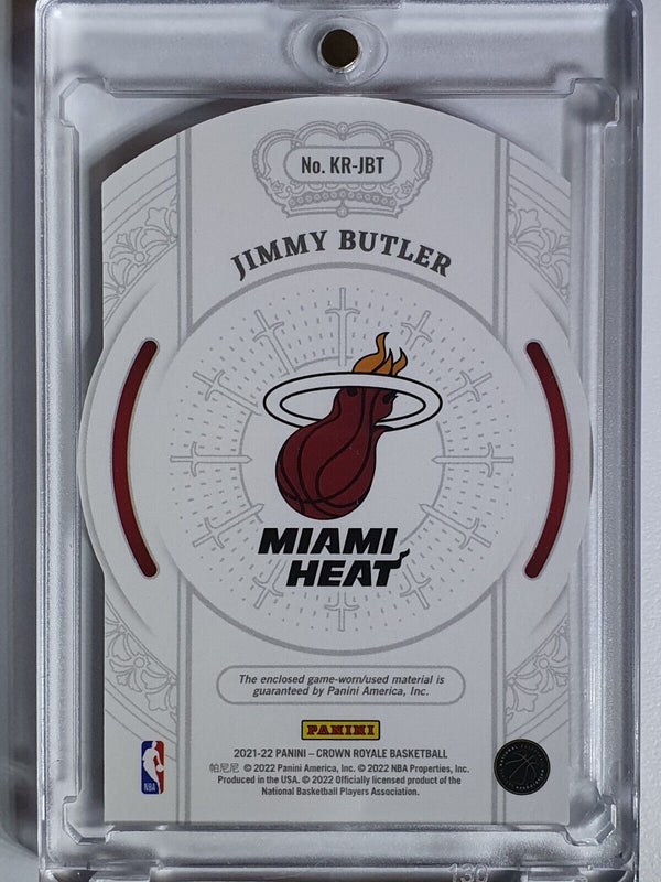 2021 Panini Crown Royale Jimmy Butler #PATCH Game Worn Jersey - Rare