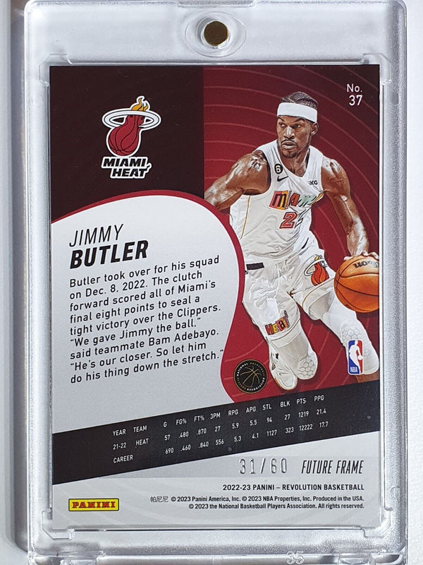 2022 Panini Revolution Jimmy Butler #37 FUTURE FRAME Holo /60 - Ready to Grade