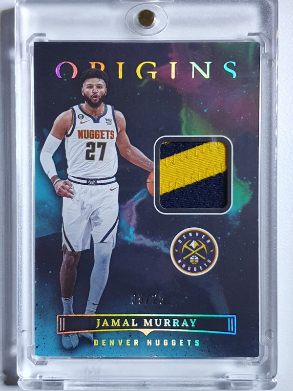 2022 Origins Jamal Murray #PATCH TURQUOISE /25 Game Worn Jersey - Very Rare