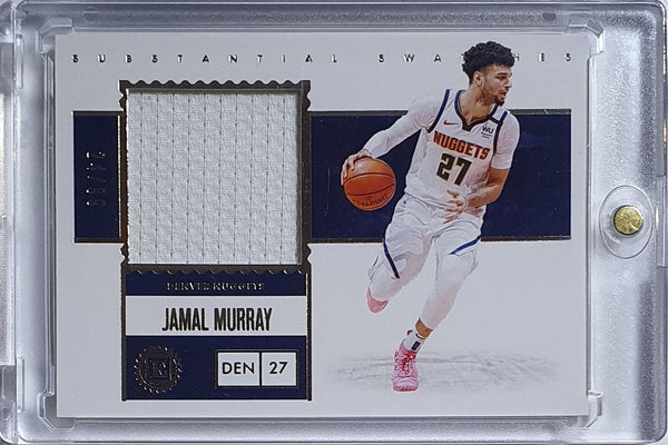 2019 Panini Encased Jamal Murray #PATCH /99 Game Worn Jersey - Rare
