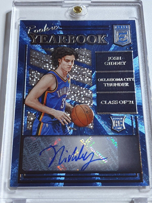 2 x Josh Giddey Auto Cards
