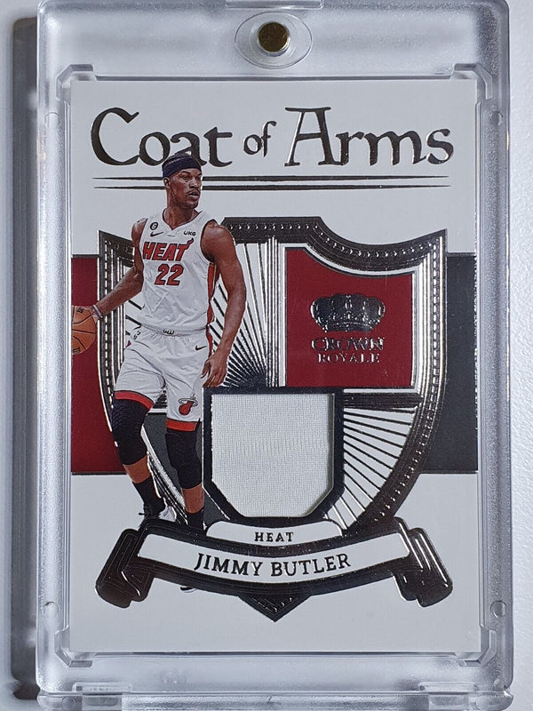 2022 Panini Crown Royale Jimmy Butler #PATCH Game Worn Jersey - Rare