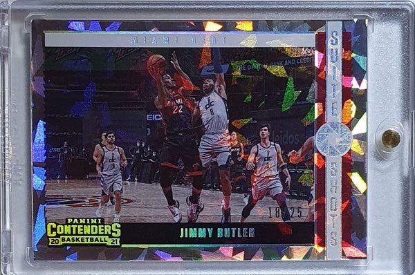 2020 Panini Contenders Jimmy Butler #27 CRACKED ICE /25 Holo - Ready to Grade