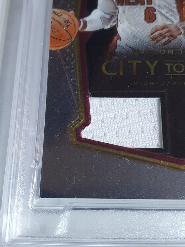 2015 Select Lebron James #PATCH /149 Game Worn Dual Jerseys - PSA 9 (POP 3)