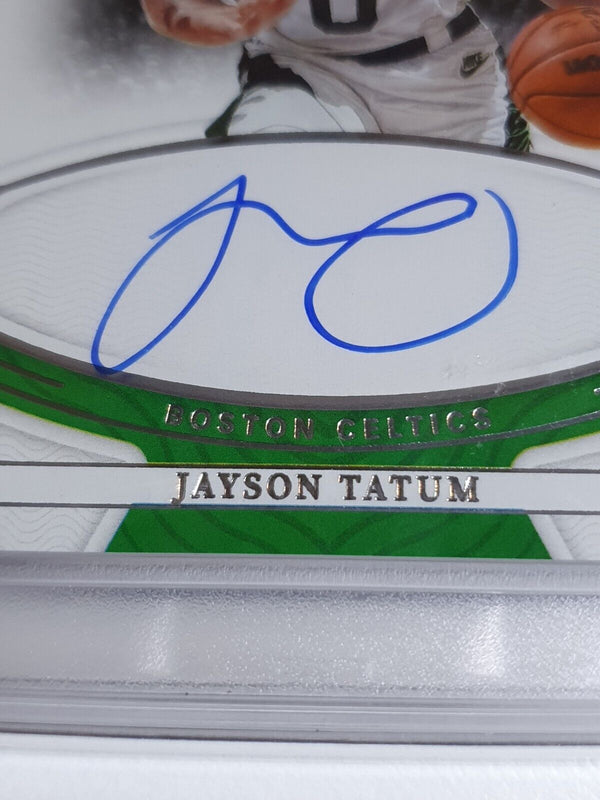 2021 National Treasures Jayson Tatum AUTO /49 On Card - PSA 9 (POP 1) Autograph