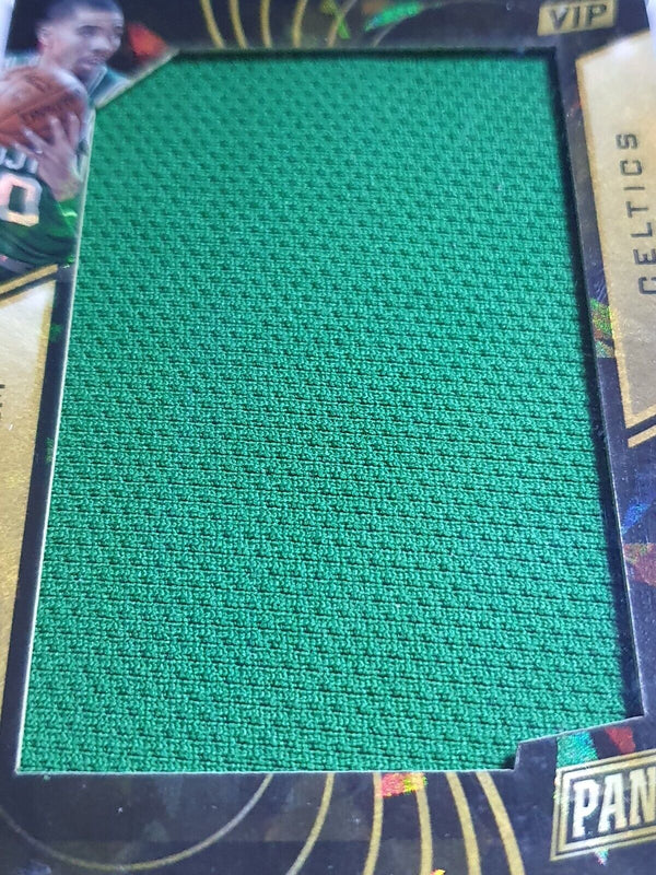 2019 Panini Jayson Tatum #PATCH CRACKED ICE /25 Game Worn Jumbo Jersey - Rare