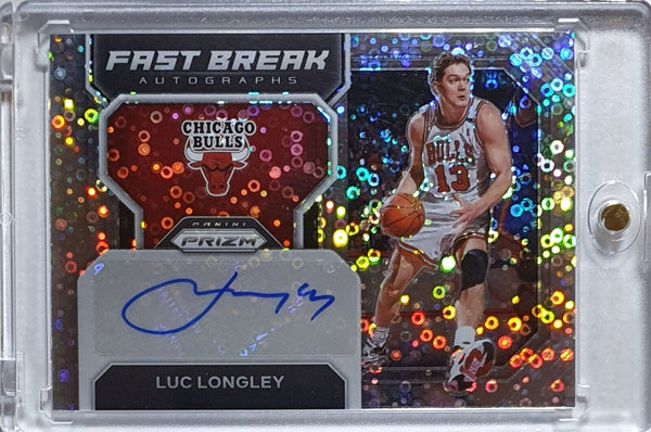 2022 Panini Prizm Luc Longley AUTO FAST BREAK Autographs Holo - Rare